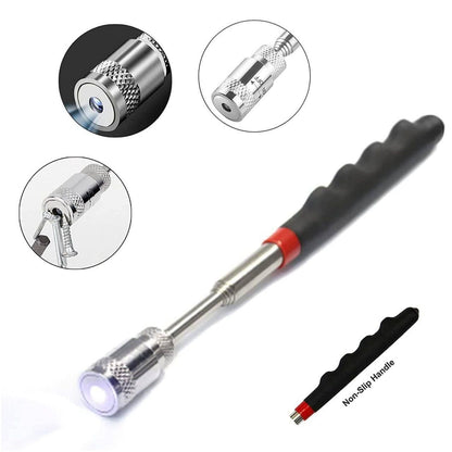 Telescopic Magnetic Pickup Tool with LED